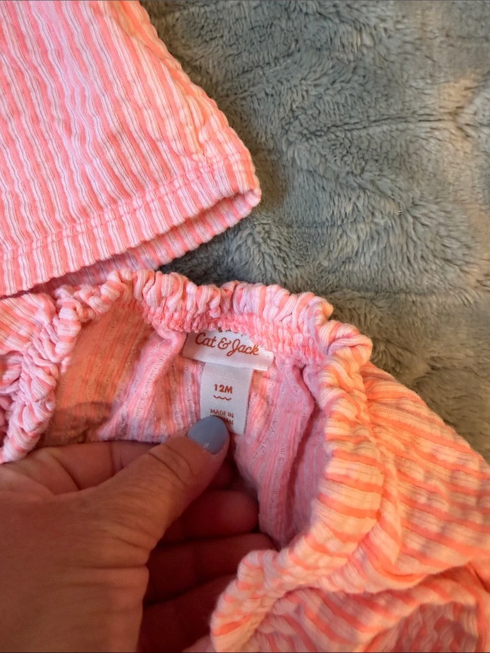 Cat & Jack Pink Knit Tank Top and Bloomers Set